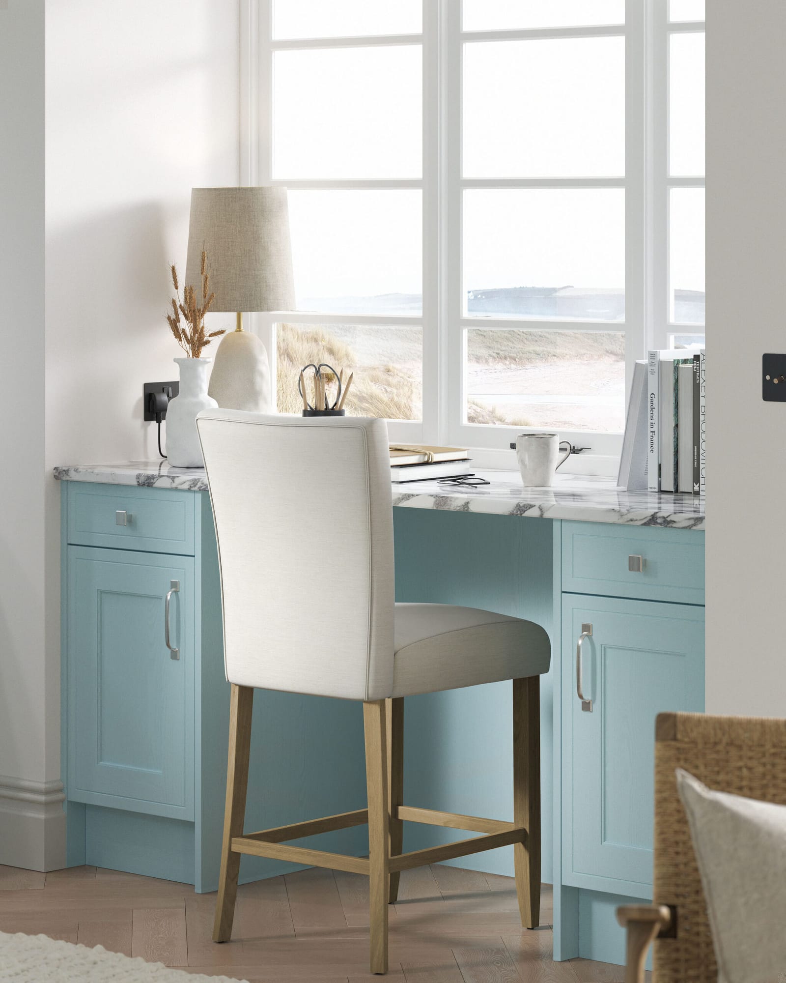 Winslow pantry in Pantry Blue & Porcelain